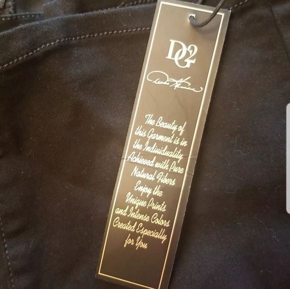 Diane Gilman Virtual Stretch Comfort Black Jean's NWT Sz 24WT - Picture 7 of 11